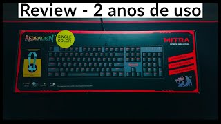 Redragon Mitra K551 Outemu Blue  Review Depois de 2 anos de Uso [upl. by Akeemat901]