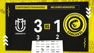 MELHORES MOMENTOS MARINGÃ 3 x 1 CASCAVEL  CAMPEONATO PARANAENSE 2024  2Âº JOGO DAS QUARTAS [upl. by Arrimat]