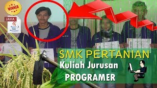 SMK Pertanian Masuk Kuliah Jurusan Teknik Informatika  VLOG [upl. by Sonny]