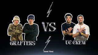 BO ROCKS X  Semifinal 1 Grafters vs UC Crew [upl. by Laenaj]