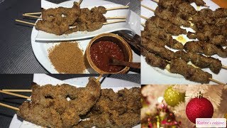 BROCHETTES A LEPICE DE KLUIKLUI  BEEF SUYA DECO FETES [upl. by Steere217]