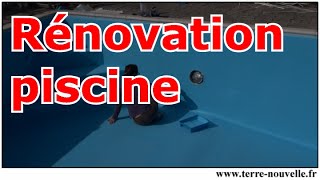 Renovation piscine  remplacer un liner par une peinture experience [upl. by Hsac]