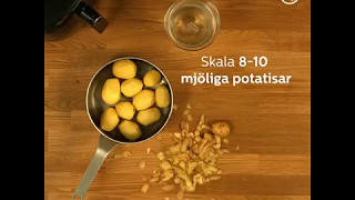 Recept på potatiskrocketter med Philips AirFryer [upl. by Aihsemat]