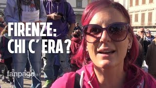 No green pass ecco chi cera davvero alla manifestazione a Firenze [upl. by Natrav]