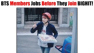 BTS Members Jobs Before They Join BIGHIT As Trainees That You Never Know Before [upl. by Harness]