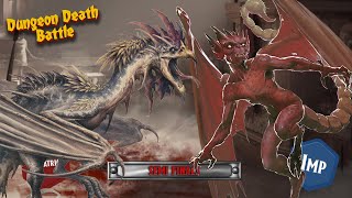 Dungeon Death Battle COCKATRICE vs IMP  Semi Final Fight [upl. by Ahseiyt]