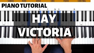 Hay Victoria  Miel San Marcos  Piano Tutorial [upl. by Kariotta737]