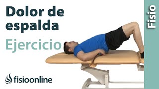 Dolor de espalda Ejercicio para la flexibilización lumbar Indicado para lumbago o lumbalgia [upl. by Oiretule]