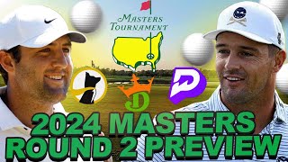 2024 Masters Round 2 Preview  Live Chat  Draftkings DFS Showdown Underdog  Prize Picks Props [upl. by Htennek]