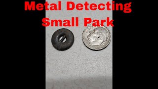 Minelab Metal Detecting OKC Small Park [upl. by Ecnerret]