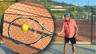 The FADEDRIVE Forehand How to destroy high balls [upl. by Linoel]