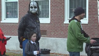 Bates College holds second annual trickortreat event [upl. by Adrell]