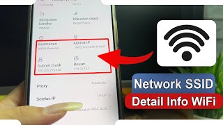 Cara Menampilkan Network SSID dan Detail Info Wifi Di HP Android Terbaru [upl. by Enitsyrhc]