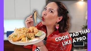 Easy Pad Thai Recipe  From Chef Nikky’s New Thai Cookbook [upl. by Anya]