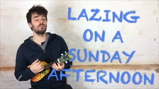 LAZING ON A SUNDAY AFTERNOON  Ukulele Tutorial  Queen  w uke introampsolo [upl. by Lapham]