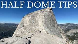 Half Dome Hike Tips in Yosemite National Park [upl. by Dolores]