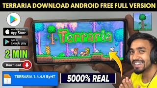 📥 TERRARIA DOWNLOAD ANDROID  HOW TO DOWNLOAD TERRARIA ON ANDROID  TERRARIA GAME FREE DOWNLOAD [upl. by Magnus]