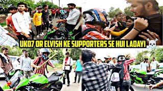 UK07 RIDER OR ELVISH YADAV KE FANS SE HOGAYA PANGGA 😡 MP04ARMY NEED YOUR HELP [upl. by Yelsnia]