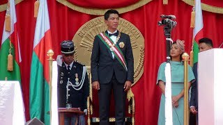 Andry Rajoelina sworn in as Madagascars president [upl. by Yelahc]