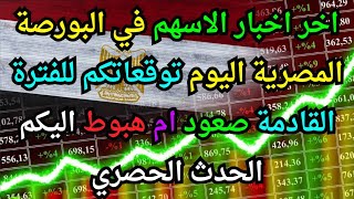 اخر اخبار الاسهم في البورصة المصرية اليوم توقعاتكم للفترة القادمة صعود ام هبوط اليكم الحدث الحصري [upl. by Laehcimaj126]