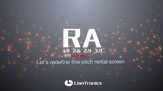 LianTronics RA Series Finepitch LED Screen for Rental [upl. by Yclek820]