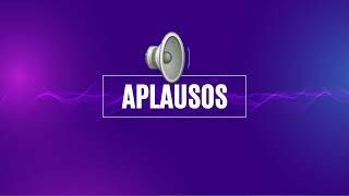 APLAUSOS EFECTO DE SONIDO  PUBLICO  PERSONAS APLAUDIENDO  CLAPPING SOUND EFFECT – SIN COPYRIGHT [upl. by Eselrahc]