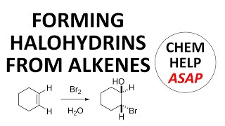 halohydrin formation from alkenes [upl. by Bollinger]