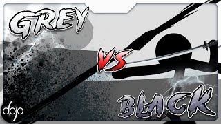 Black vs Grey  Stick Fight by Hexal [upl. by Gerome]