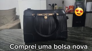 Comprei um bolsa nova pra mim trabalhar Eu amei 😍 [upl. by Michella]