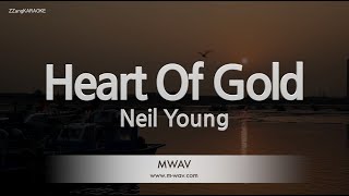 Neil YoungHeart Of Gold Karaoke Version [upl. by Hylan466]