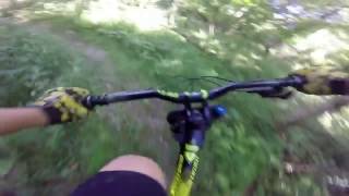 DH MTB Riding at Mohican Wilderness on Powerline trail [upl. by Pavia169]