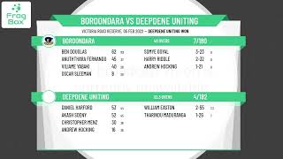 ECA  Macgibbon Shield 80 Overs  Round 10  Boroondara v Deepdene Uniting [upl. by Tori]