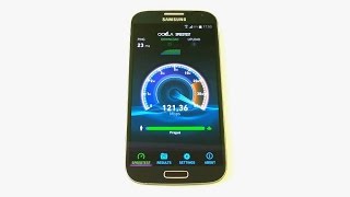 SAMSUNG Galaxy S4 WIFI ac vs WIFI n internet speed test [upl. by Gena]