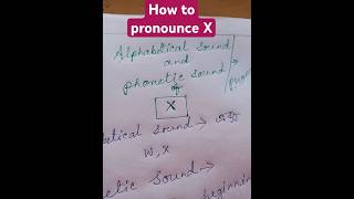 Howto pronounce X pronunciationenglish Phonetic sound of X Simas Education [upl. by Nidia161]