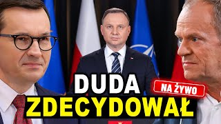 ORĘDZIE ANDRZEJA DUDY NA ŻYWO MAMY NOWEGO PREMIERA [upl. by Onaivlis]