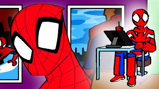 WORKING ON MY SPIDERMAN SHOWFORTNITEPETERS WEB [upl. by Leile]