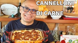 CANNELLONI di CARNE delle FESTE ricetta dei cannelloni di carne [upl. by Monti]