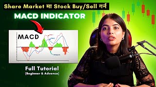 MACD Indicator In Nepse  Tutorial Video  Nepal Share Market  CA Supriya Sharma [upl. by Lyrehs]