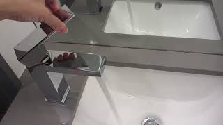 Delta Faucet Single Hole Bathroom Faucet 567LFPP Review [upl. by Nalani]