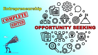 Entrepreneurship and Economic Benefits in Society  Opportunity Seeking [upl. by Sosthina]