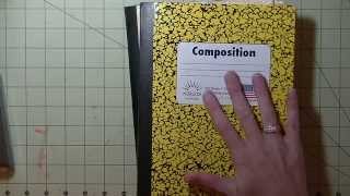 Composition Book Planner [upl. by Chasse]