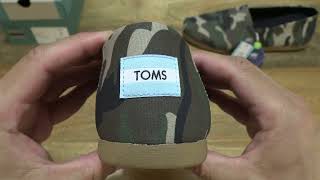 TOMS Alpargata Woodland Camo [upl. by Nottirb]