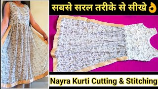 Naira Style Kurti बनाना आसानी से सीखे l Naira Style Kurti Cutting and stitching  Naira Style Kurti [upl. by Reese551]