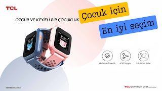 Çocuğunuz için en iyi akıllı saat hem güvenli hem keyifli TCL Movetime MT46X inceleme [upl. by Amber]