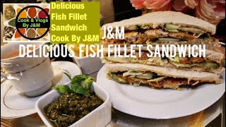 Delicious Fish Fillet Sandwich Cook By JampM  how to make sandwich lunch box healthy sandwich recipe [upl. by Notsew]