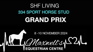 SHF Living  334 Sport Horse Stud Cup Saturday 9 November 2024 [upl. by Ydissac]