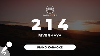 214  Rivermaya Piano Karaoke [upl. by Aedrahs27]