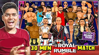 WWE ROYAL RUMBLE 2024  30 MEN ROYAL RUMBLE WATCH 🔥 WR3D [upl. by Kisor]