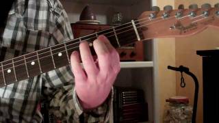 How To Play A over G Sharp Chord On Guitar AG [upl. by Enogitna976]