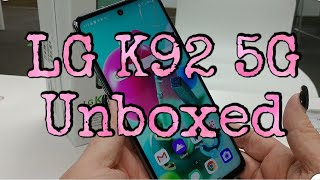 UNBOXING LG K92 5G by Cricket Wireless [upl. by Denice]